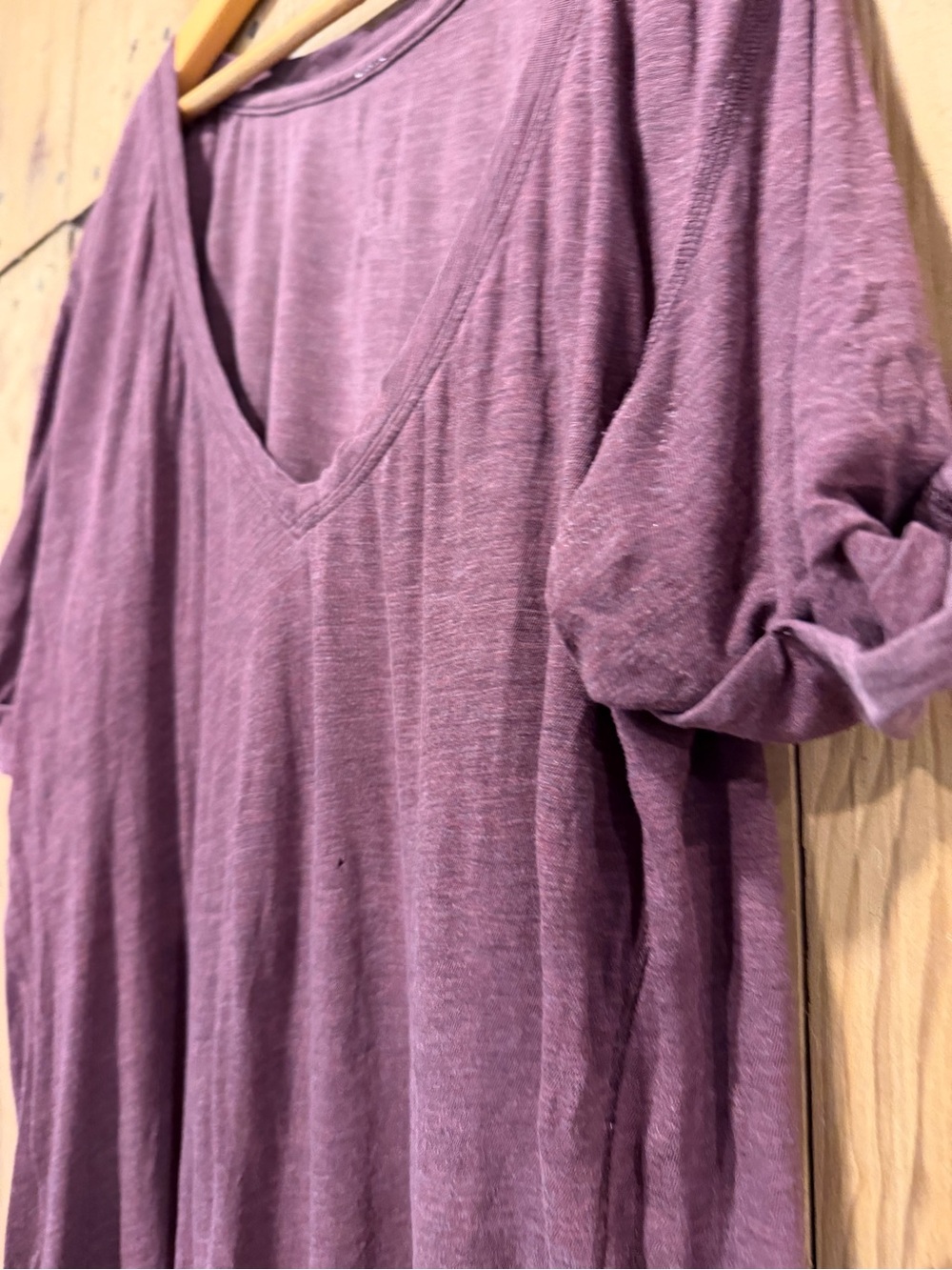 lululemon athletica Burgundy Short Sleeve Tee